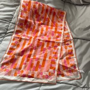 Vera  Pink and Orange Scarf